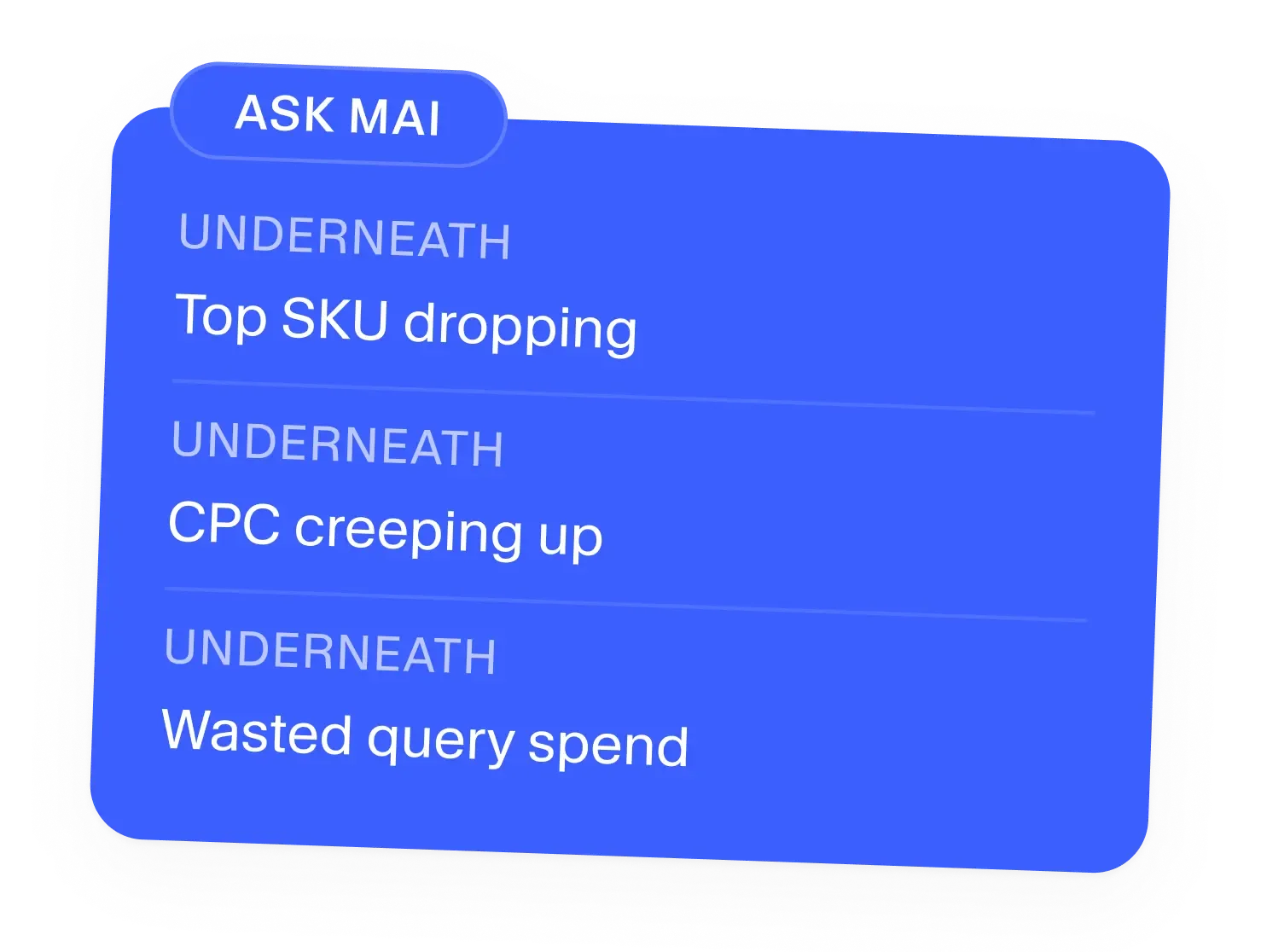 Ask MAI card